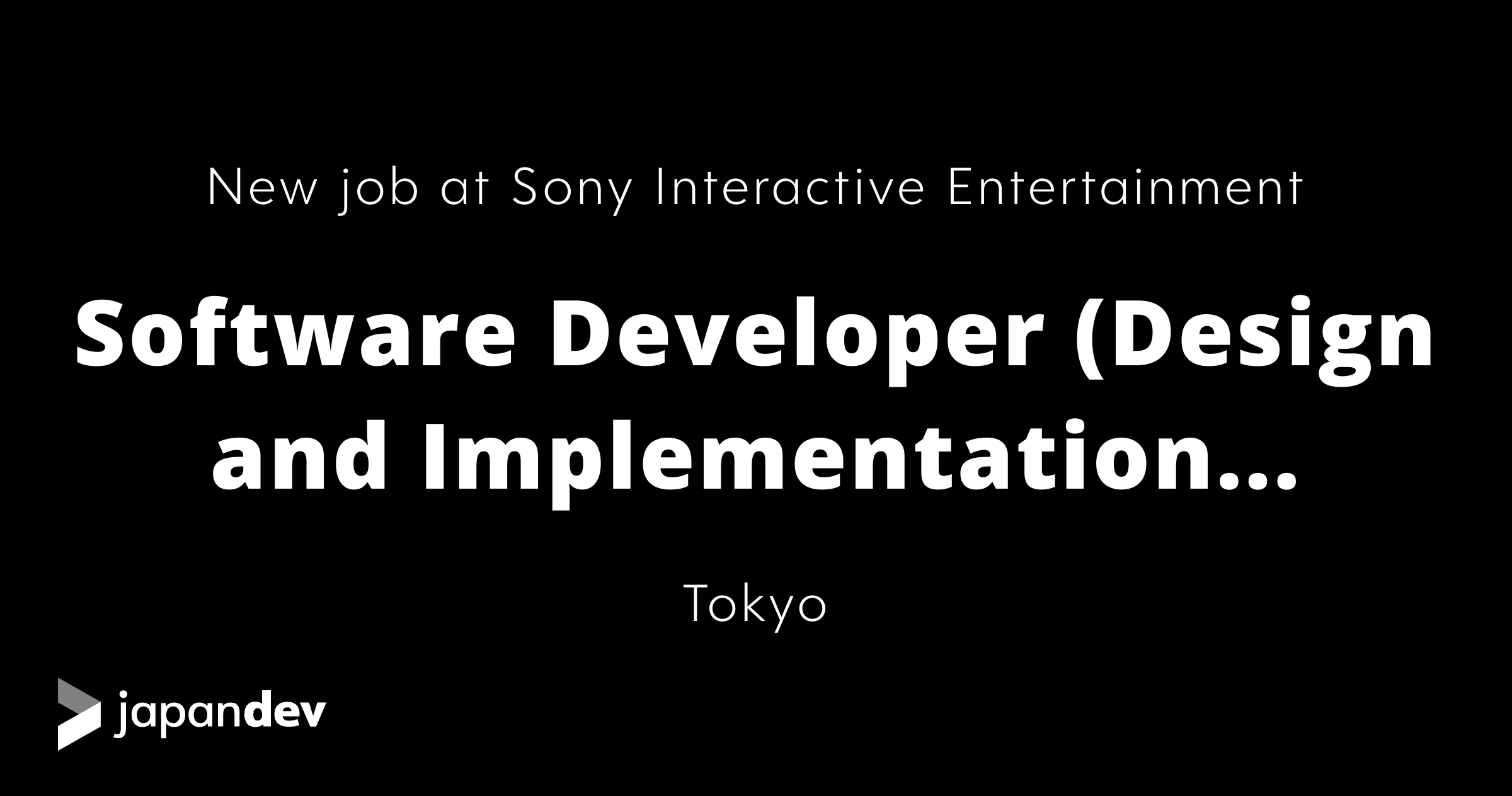 Software Developer (Design and Implementation of Streaming Services) at ...